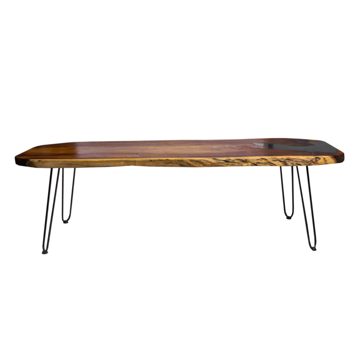 Natural wood center table