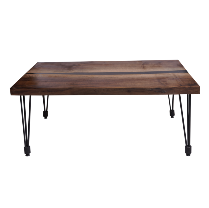 Natural wood center table