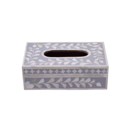Tissue box - bone inlay
